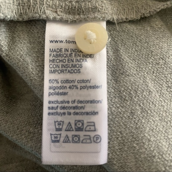 Tommy Hilfiger NWT  Gray Polo Waist Rise Hip Inseam/ Red White Blue Trim Large - Picture 11 of 15